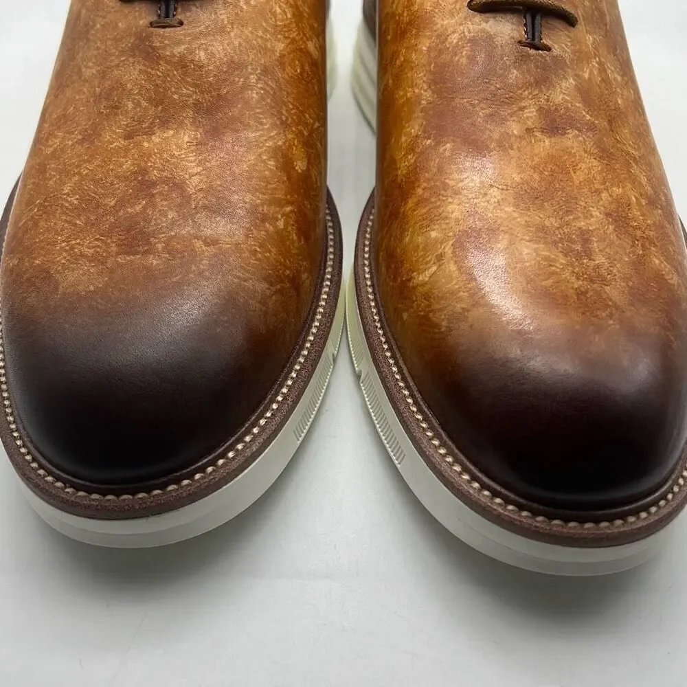 Taft statement oxford Lace up walnut leather Men dress shoes Men 10.5‎ New